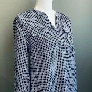 Cynthia Rowley Y-Neck Blouse